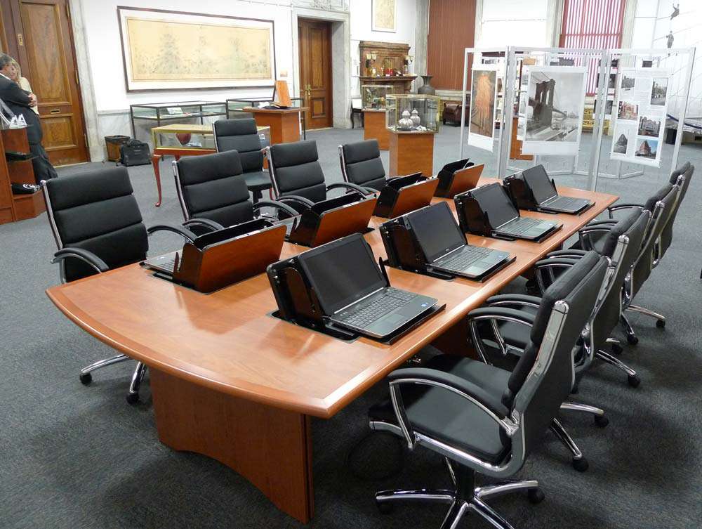 Conference Table in Wood Finish