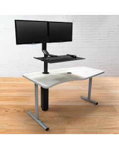 SMARTdesk Jump Table for Dual Monitors in Raised Position