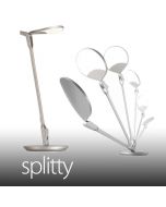 splitty LED desk lamp usb charging 