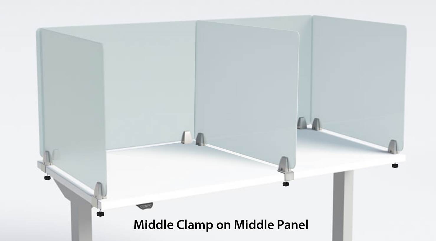 Middle clamp on middle panel