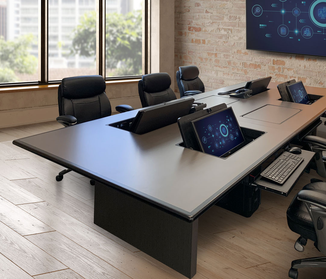 High tech store conference table