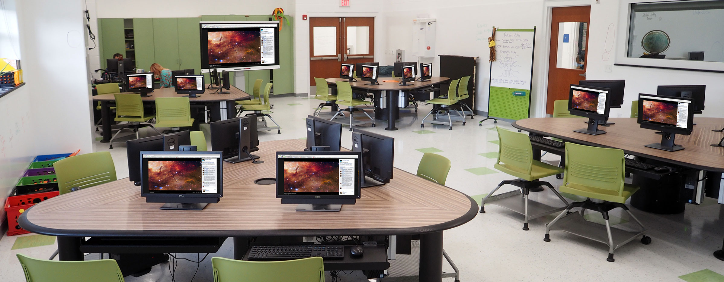 Smartdesks Computer Desks For School Labs Active Learning Classroom   Education Hero 